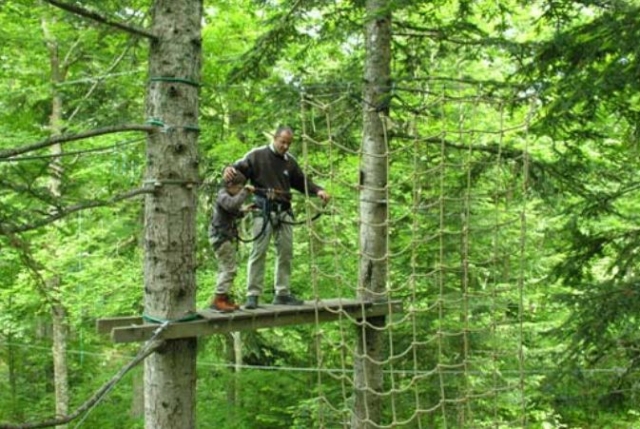  Curso verde cerca del Monle Aiguille